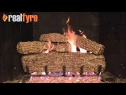 Real Fyre PO Post Oak Vented Gas Log Set -Natural Gas Fire Place Store 1h 6ZGM kwU 5083