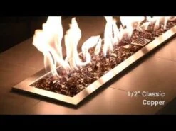 American Fire Glass 1/2-Inch Classic Fire Glass, 10-Pounds, Copper -Natural Gas Fire Place Store 1ykD2H2dTV0 32