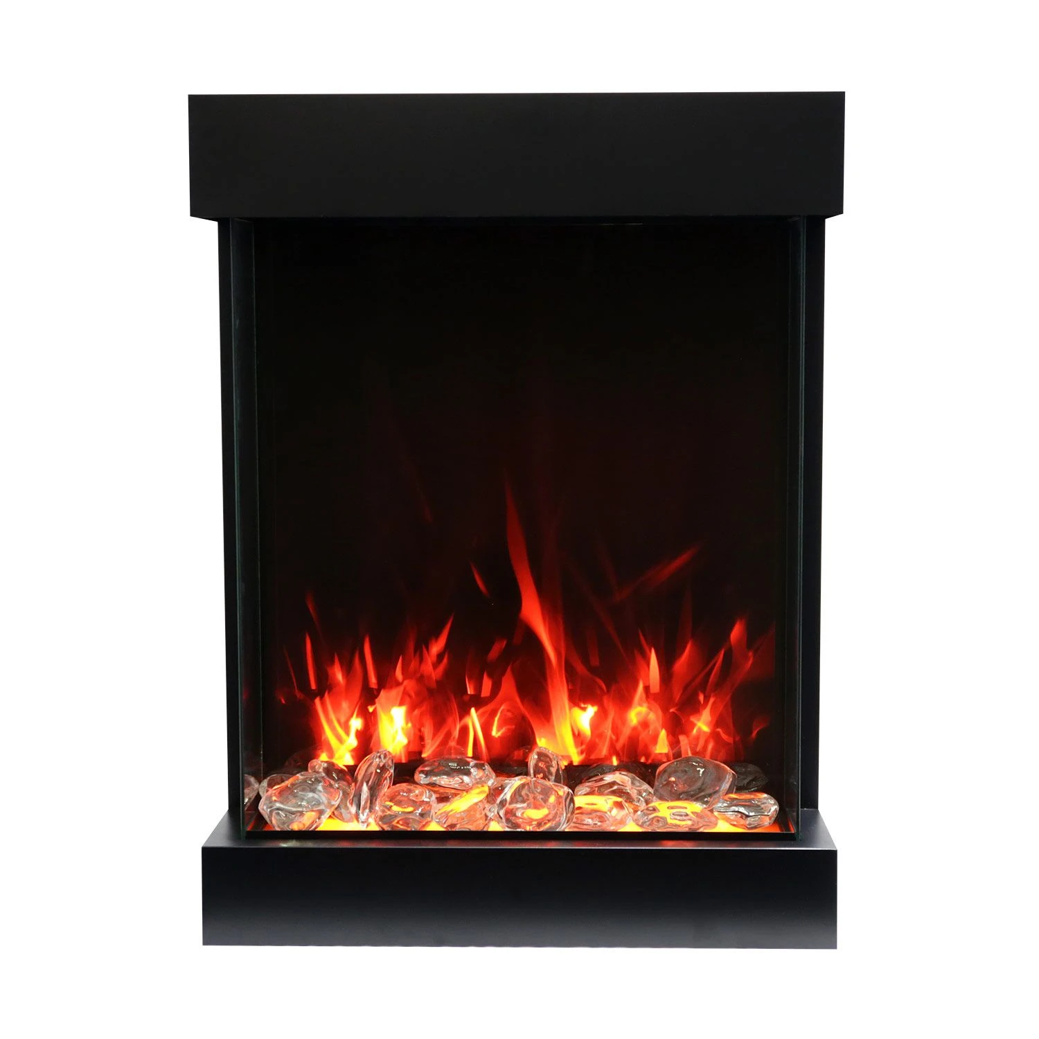 Amantii 2939-TRU-VIEW-XL Tru-View Series 3-Sided 29-Inch Indoor/Outdoor Electric Fireplace With Logs 4 Amantii 2939-TRU-VIEW-XL Tru-View Series 3-Sided 29-Inch Indoor/Outdoor Electric Fireplace With Logs - Image 4