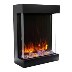 Amantii 2939-TRU-VIEW-XL Tru-View Series 3-Sided 29-Inch Indoor/Outdoor Electric Fireplace With Logs 13 Amantii 2939-TRU-VIEW-XL Tru-View Series 3-Sided 29-Inch Indoor/Outdoor Electric Fireplace With Logs -Natural Gas Fire Place Store 2939 xl d 02 20