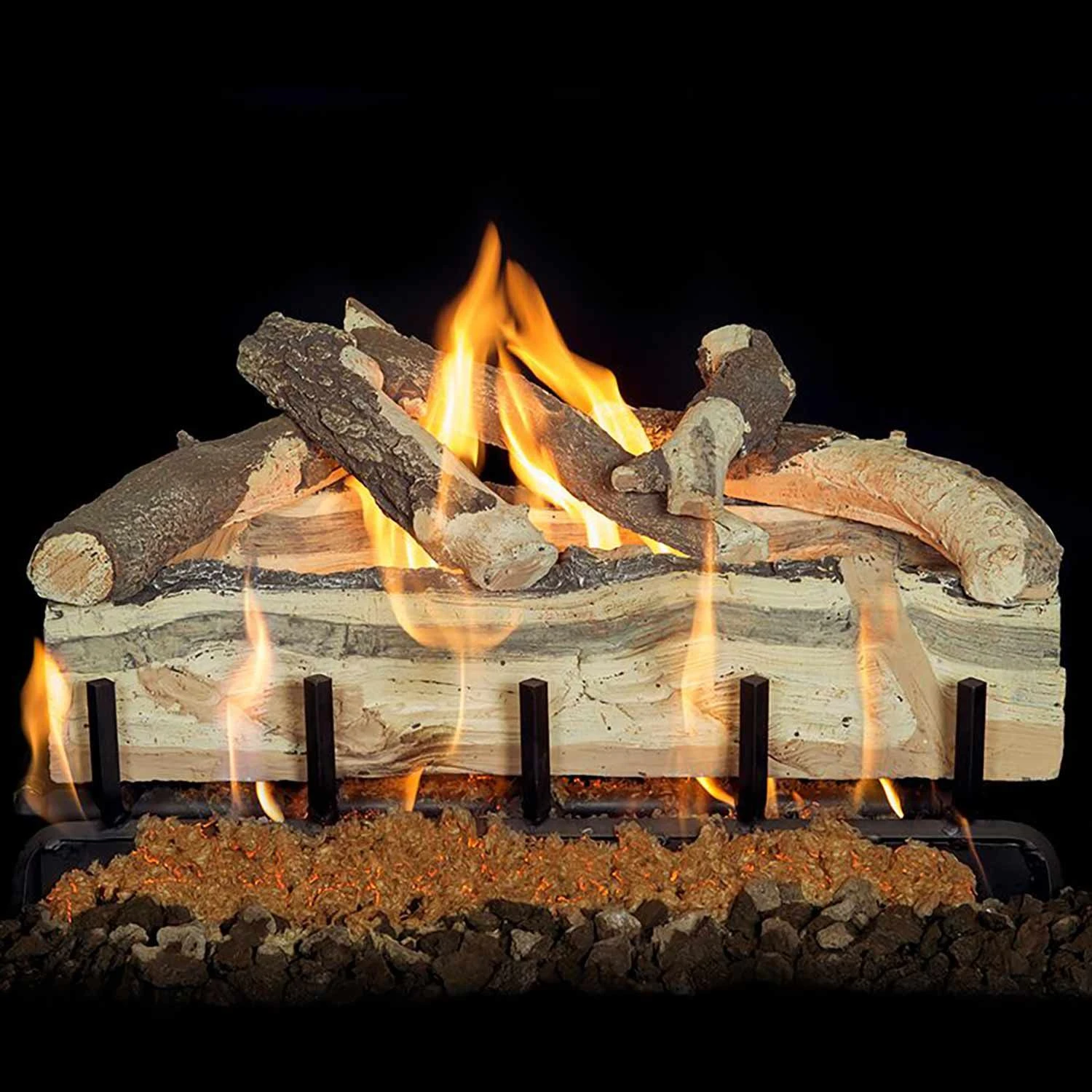 Grand Canyon Blue Pine Split Vented Gas Log Set 2 Grand Canyon Blue Pine Split Vented Gas Log Set - Image 2
