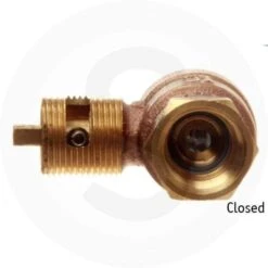 HPC Fire 3/4 Inch Straight Gas Fire Pit Shut Off Valve Kits -Natural Gas Fire Place Store 3 4 straight valve closed