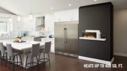 Napoleon NEFP32-5320BW Stylus Steinfeld Wall Mount Electric Fireplace With Remote And Wood Surround -Natural Gas Fire Place Store 317315393 45