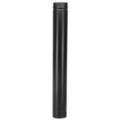 DuraVent 4PVP-B PelletVent Pro 4-Inch Diameter Black Steel Stove Pipe