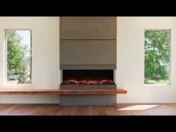 SimpliFire SF-SCT Scion Trinity 3-Sided Linear Electric Fireplace -Natural Gas Fire Place Store 6rvc4mBfwUE 8
