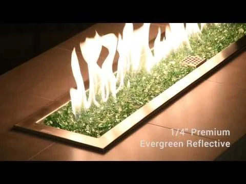American Fire Glass 1/4-Inch Premium Fire Glass, 10-Pounds, Evergreen Reflective 6 American Fire Glass 1/4-Inch Premium Fire Glass, 10-Pounds, Evergreen Reflective - Image 6