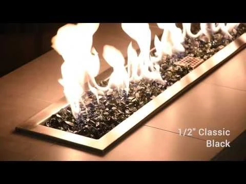 American Fire Glass 1/2-Inch Classic Fire Glass, 10-Pounds, Black 6 American Fire Glass 1/2-Inch Classic Fire Glass, 10-Pounds, Black - Image 6