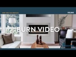 Superior VRL3045 45-Inch Electronic Ignition Vent-Free Gas Fireplace With Remote, Lights & Crushed Glass Media -Natural Gas Fire Place Store Fuf GjOjzT8 2