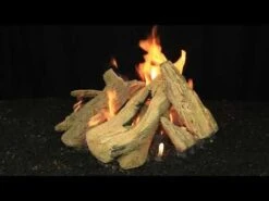 Hargrove Outdoor Wilderness Split Gas Log Fire Pit Stack Set With Fire Ring Burner Kit And Match Light Ignition (HGWSSFL-FRB) 5 Hargrove Outdoor Wilderness Split Gas Log Fire Pit Stack Set With Fire Ring Burner Kit And Match Light Ignition (HGWSSFL-FRB) -Natural Gas Fire Place Store H 76pdXVds0 23