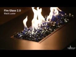 American Fire Glass 1/2-Inch Fireglass 2.0, 10-Pounds, Black Luster -Natural Gas Fire Place Store NubD9 VLPDg 32