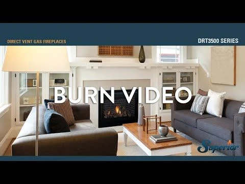 Superior DRT3535 35-Inch Electronic Ignition Direct Vent Gas Fireplace With Remote & Charred Oak Logs 5 Superior DRT3535 35-Inch Electronic Ignition Direct Vent Gas Fireplace With Remote & Charred Oak Logs - Image 5