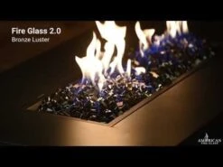 American Fire Glass 1/2-Inch Fireglass 2.0, 10-Pounds, Bronze Luster -Natural Gas Fire Place Store RchCy3JLs9Q 32