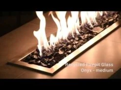 American Fire Glass 3/4-Inch Recycled Fire Glass, 10-Pounds, Onyx -Natural Gas Fire Place Store Sb59p5sJOkQ 32