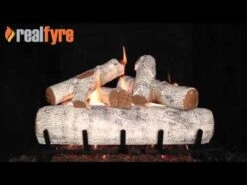Real Fyre W White Birch Vented Gas Log Set -Natural Gas Fire Place Store THyIO21TEvo 4258