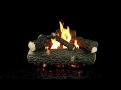Hargrove Grand Oak See-Through Vented Gas Log Set With ANSI Certified Burner (HGGOSST-STB-ANSI) -Natural Gas Fire Place Store UJ4KfqKNcSk 1177