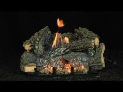 Hargrove ANSI Certified Highland Glow Vent-Free Gas Log Set (HGEFHG) -Natural Gas Fire Place Store VHZqA SMfHM 33