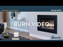 Superior DRL2045 45-Inch Electronic Ignition Direct Vent Gas Fireplace With Crushed Glass Media -Natural Gas Fire Place Store XpMTnAZ3M9Y 57