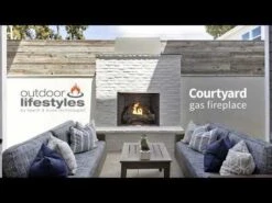 Outdoor Lifestyles Courtyard 42-Inch Outdoor Gas Fireplace -Natural Gas Fire Place Store ZuM GaAgmgo 99