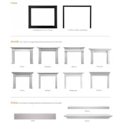 Monessen ACUF36-D Attribute 36-Inch Vent-Free Circulating Firebox With Gas Log Set -Natural Gas Fire Place Store acuf42 bd feat a 03 22 1