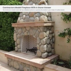 American Fyre Designs Contractor's Model Outdoor Gas Fireplace -Natural Gas Fire Place Store afd 45 config c 06 23