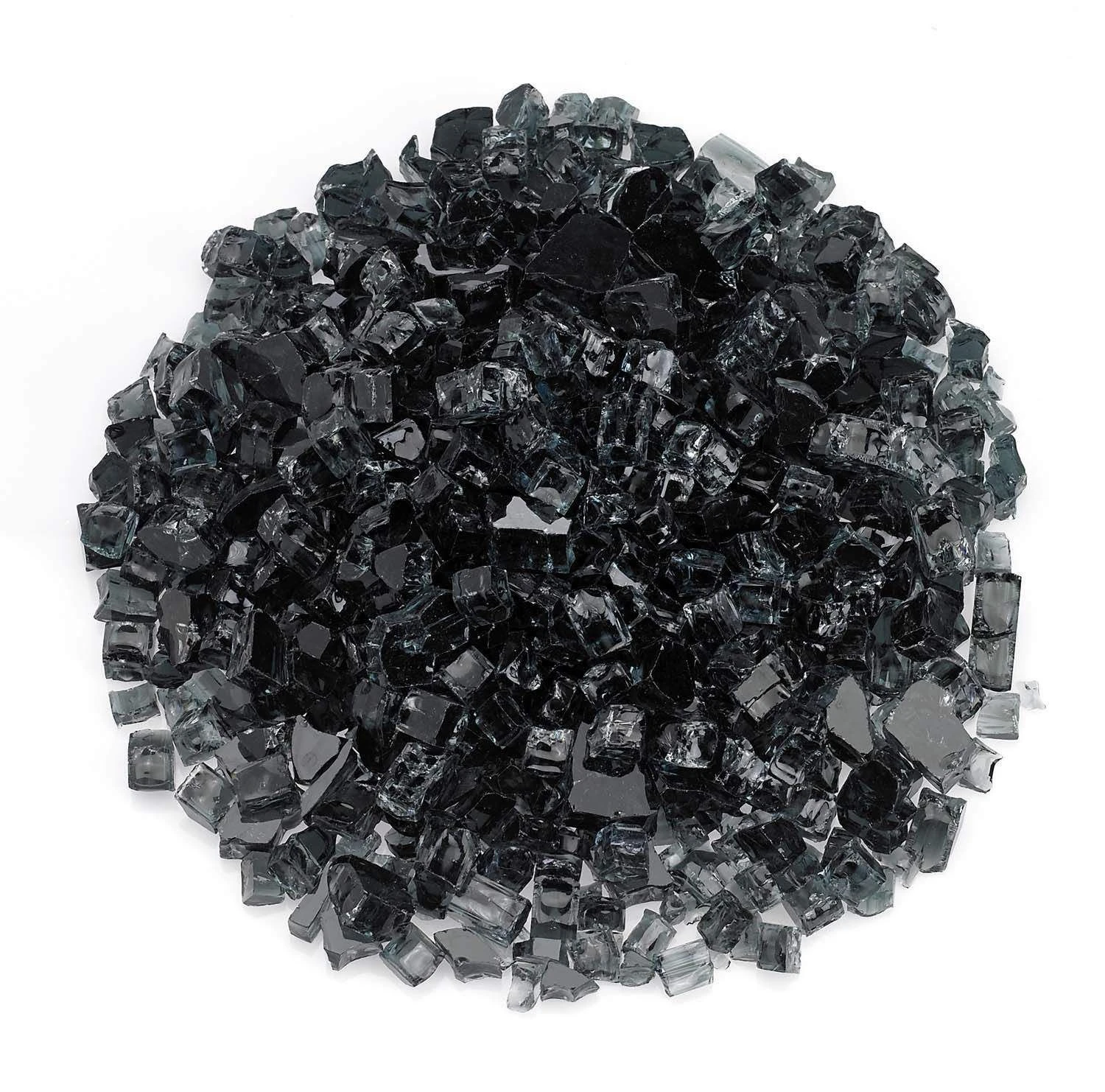 American Fire Glass 1/2-Inch Classic Fire Glass, 10-Pounds, Black 1 American Fire Glass 1/2-Inch Classic Fire Glass, 10-Pounds, Black
