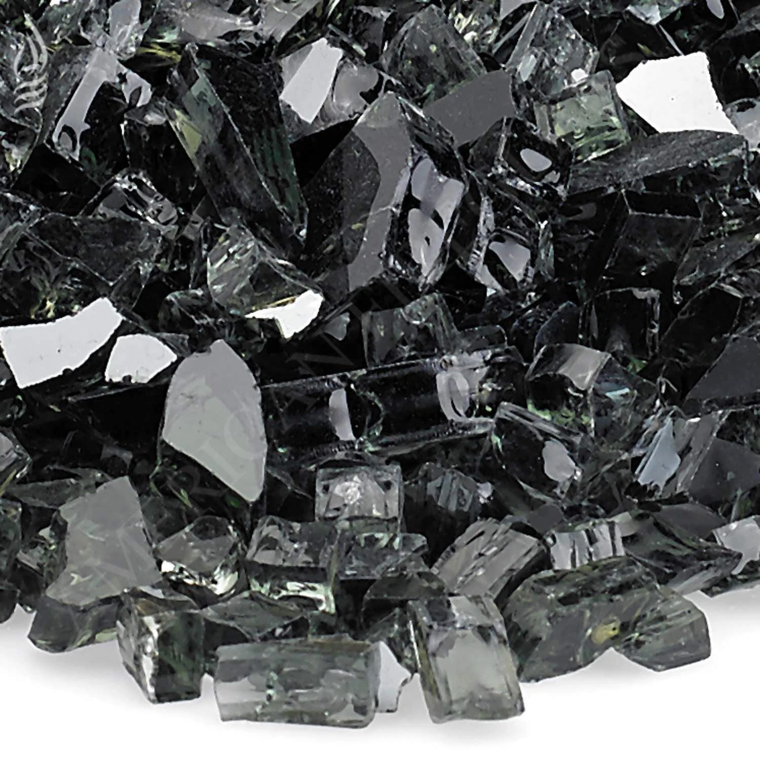 American Fire Glass 1/4-Inch Premium Fire Glass, 10-Pounds, Black Reflective 3 American Fire Glass 1/4-Inch Premium Fire Glass, 10-Pounds, Black Reflective - Image 3