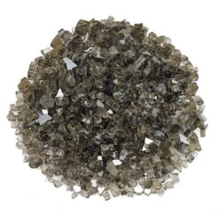 American Fire Glass 1/4-Inch Premium Fire Glass, 10-Pounds, Bronze Reflective