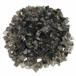 American Fire Glass 1/2-Inch Premium Fire Glass, 10-Pounds, Bronze Reflective