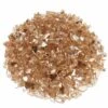 American Fire Glass 1/4-Inch Premium Fire Glass, 10-Pounds, Champagne Reflective