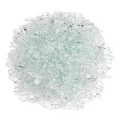 American Fire Glass 1/4-Inch Classic Fire Glass, 10-Pounds, Clear