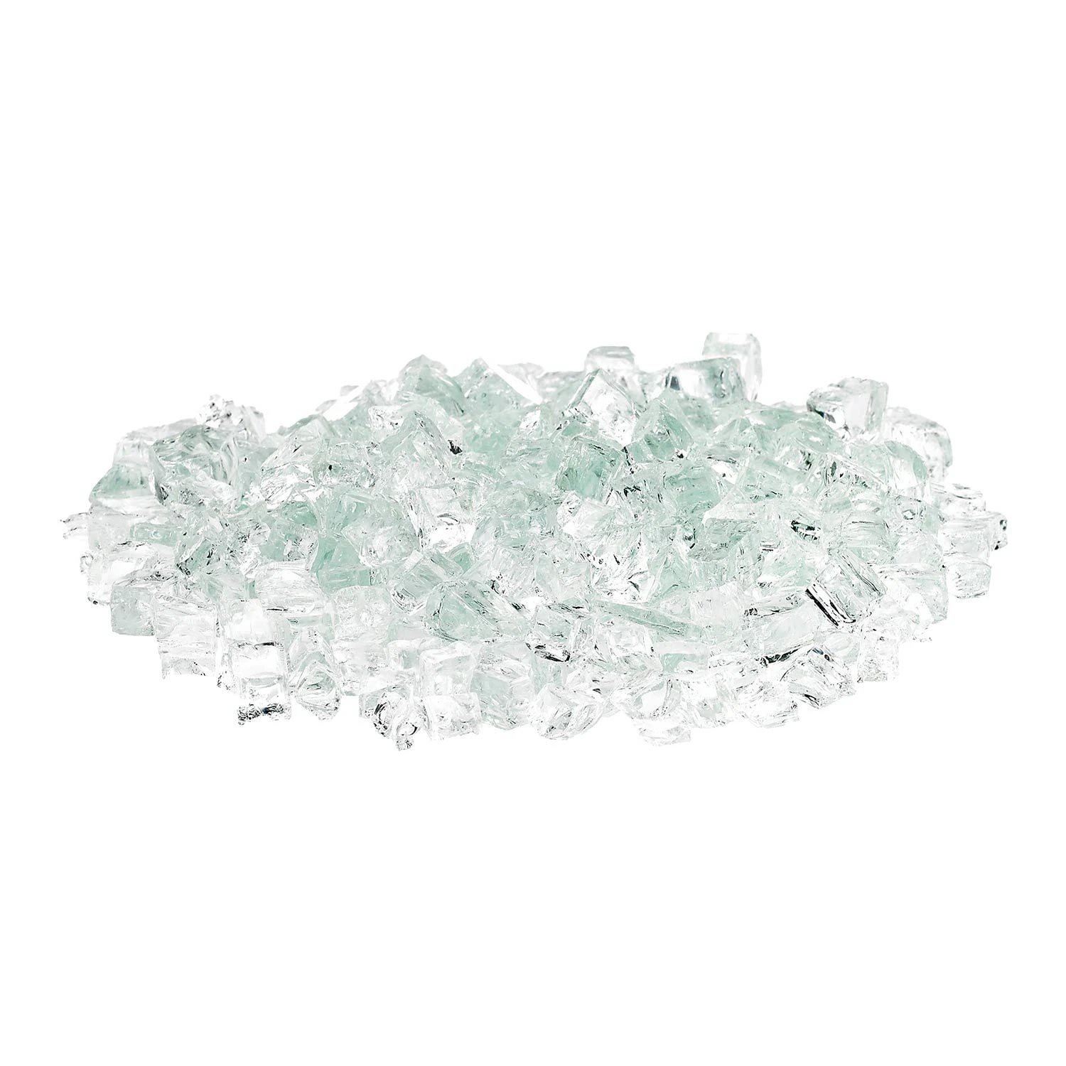 American Fire Glass 1/2-Inch Classic Fire Glass, 10-Pounds, Clear 2 American Fire Glass 1/2-Inch Classic Fire Glass, 10-Pounds, Clear - Image 2