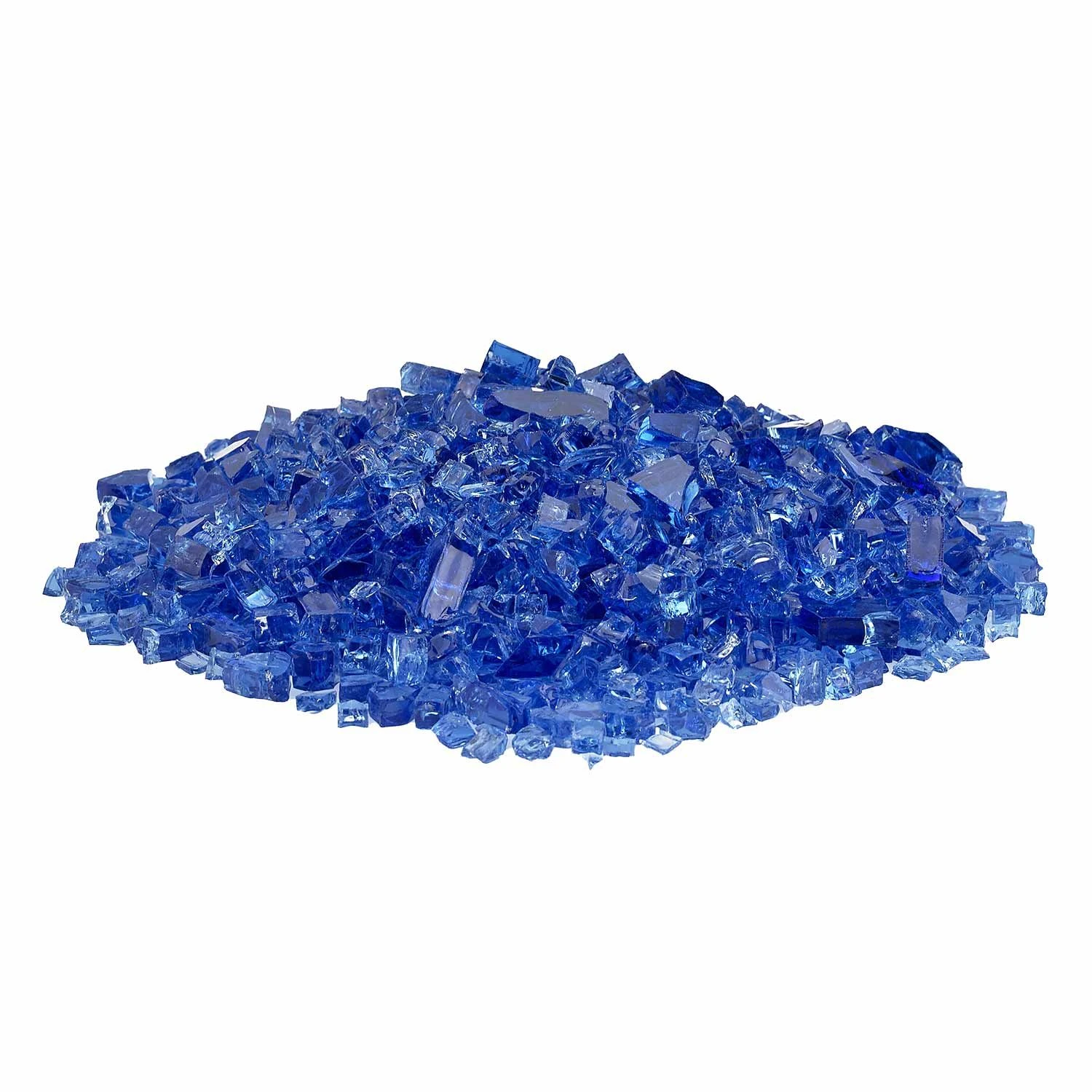 American Fire Glass 1/4-Inch Classic Fire Glass, 10-Pounds, Cobalt Blue 2 American Fire Glass 1/4-Inch Classic Fire Glass, 10-Pounds, Cobalt Blue - Image 2