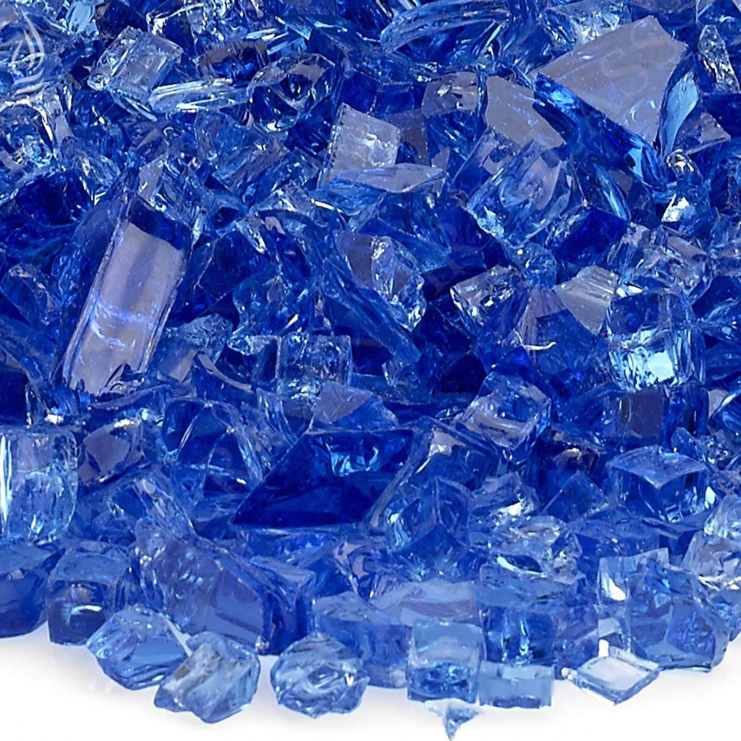 American Fire Glass 1/4-Inch Classic Fire Glass, 10-Pounds, Cobalt Blue 3 American Fire Glass 1/4-Inch Classic Fire Glass, 10-Pounds, Cobalt Blue - Image 3