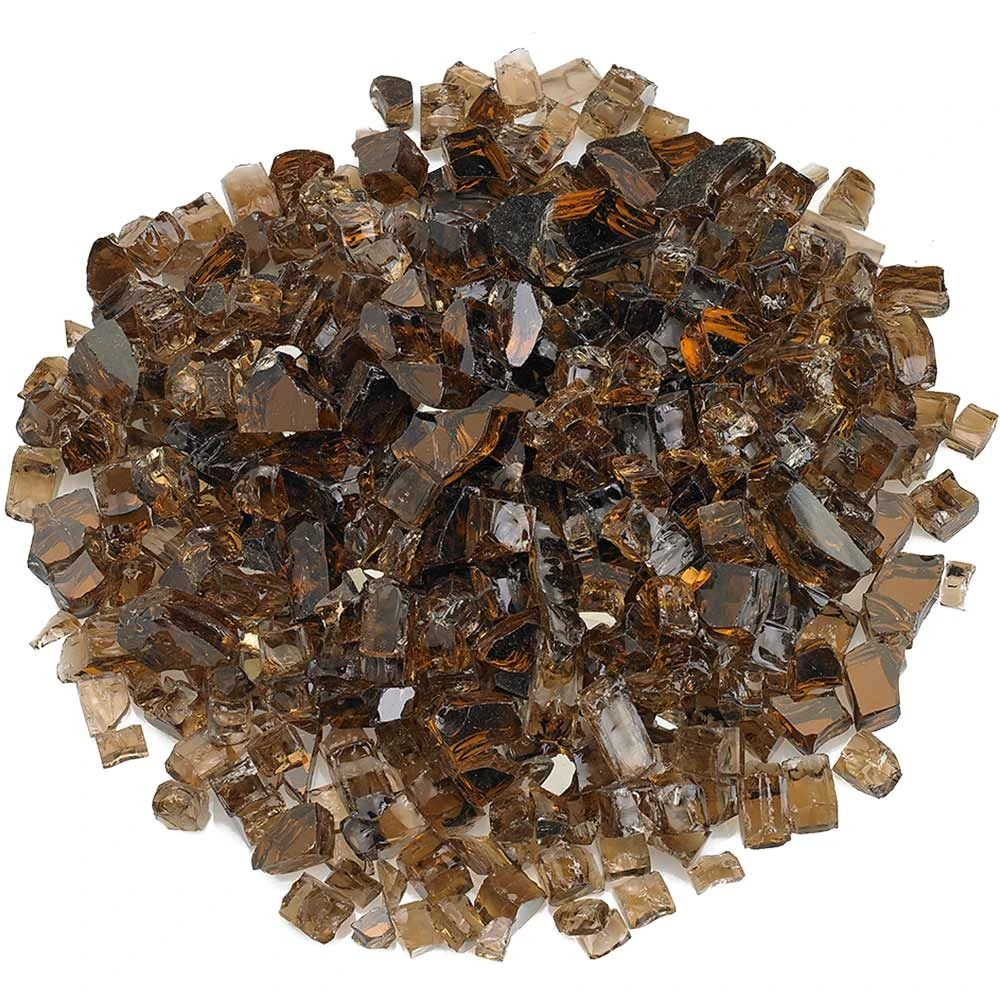 American Fire Glass 1/2-Inch Premium Fire Glass, 10-Pounds, Copper Reflective 1 American Fire Glass 1/2-Inch Premium Fire Glass, 10-Pounds, Copper Reflective