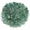 American Fire Glass 1/2-Inch Premium Fire Glass, 10-Pounds, Evergreen Reflective