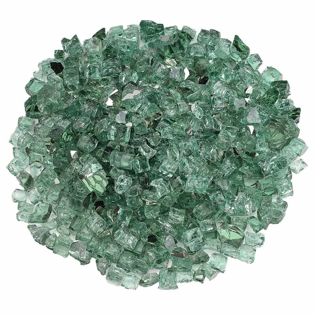 American Fire Glass 1/2-Inch Premium Fire Glass, 10-Pounds, Evergreen Reflective 1 American Fire Glass 1/2-Inch Premium Fire Glass, 10-Pounds, Evergreen Reflective