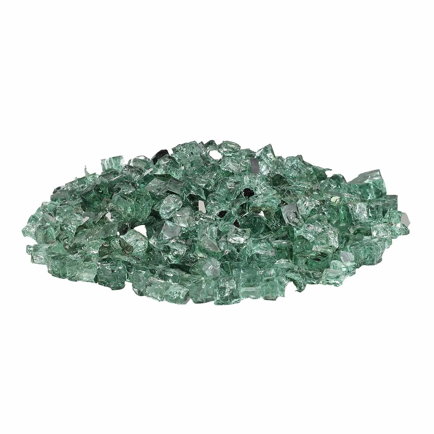 American Fire Glass 1/2-Inch Premium Fire Glass, 10-Pounds, Evergreen Reflective 2 American Fire Glass 1/2-Inch Premium Fire Glass, 10-Pounds, Evergreen Reflective - Image 2
