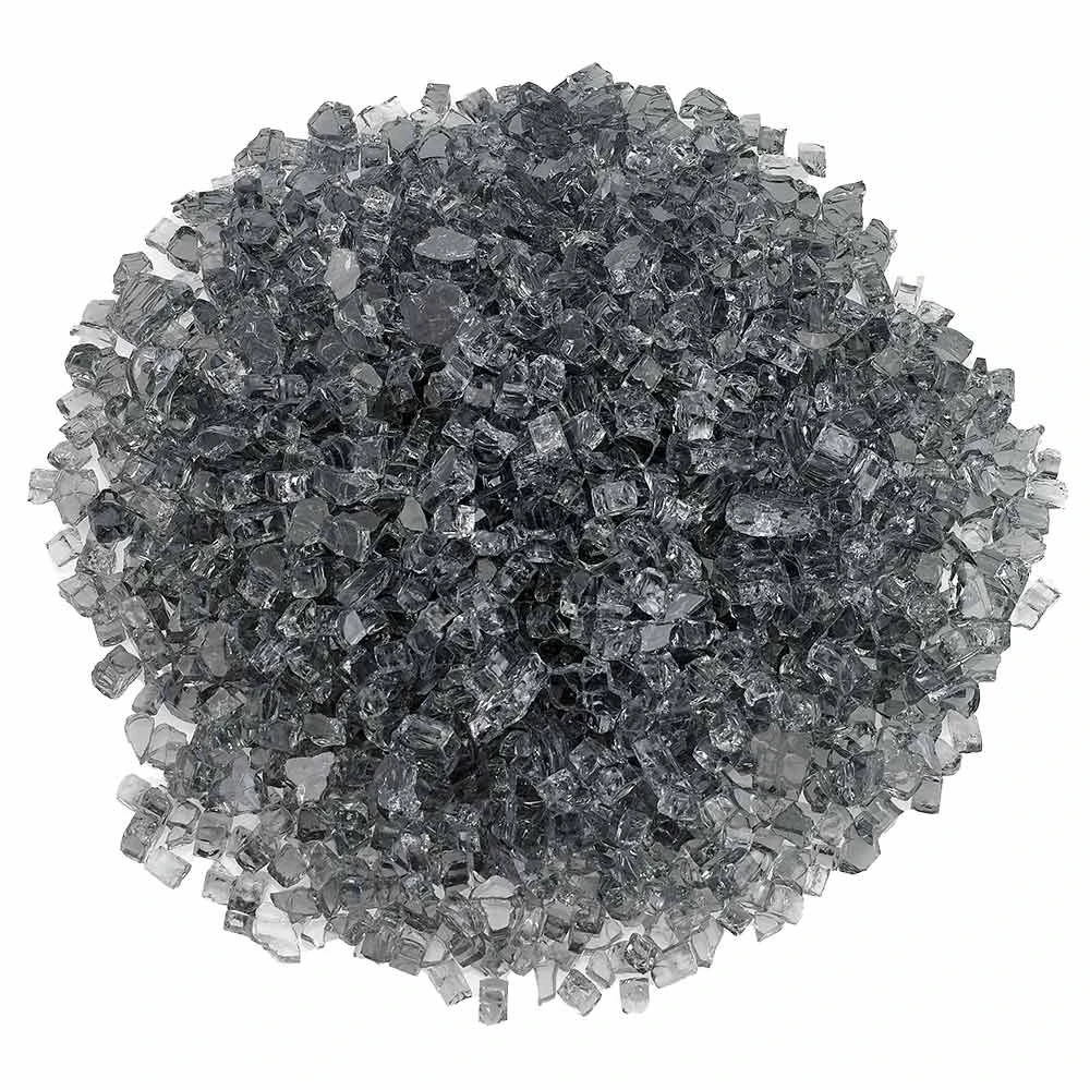 American Fire Glass 1/4-Inch Classic Fire Glass, 10-Pounds, Grey 1 American Fire Glass 1/4-Inch Classic Fire Glass, 10-Pounds, Grey