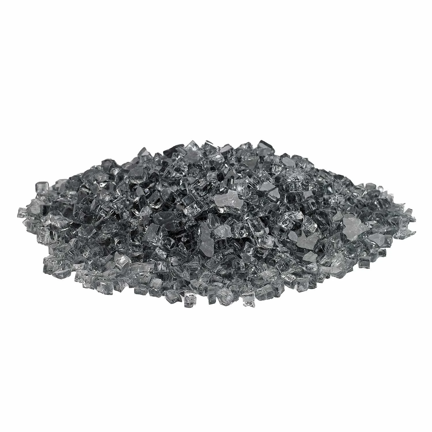 American Fire Glass 1/4-Inch Classic Fire Glass, 10-Pounds, Grey 2 American Fire Glass 1/4-Inch Classic Fire Glass, 10-Pounds, Grey - Image 2