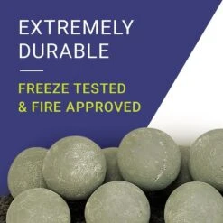 American Fire Glass Lite Stone Balls, 6 Stone Set -Natural Gas Fire Place Store afg fbl cg 6b c 04 23