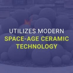 American Fire Glass Lite Stone Balls, 6 Stone Set -Natural Gas Fire Place Store afg fbl cg 6b d 04 23