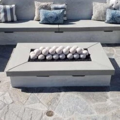 American Fire Glass Lite Stone Balls, 6 Stone Set -Natural Gas Fire Place Store afg fbl cg 6b e 04 23