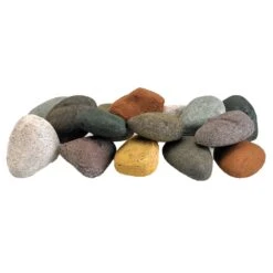 American Fire Glass Ceramic Lite Stones, 15 Stone Set -Natural Gas Fire Place Store afg lstone ms b 11 19