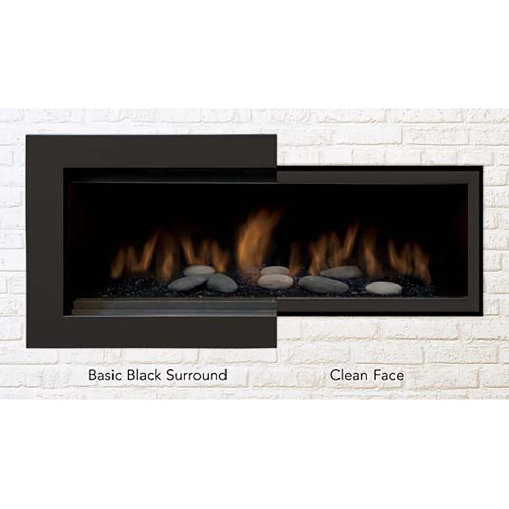 Sierra Flame AUSTIN-65G-DELUXE 65-Inch Austin Direct Vent Built-In Linear Gas Fireplace With Fireglass And Rock Media 5 Sierra Flame AUSTIN-65G-DELUXE 65-Inch Austin Direct Vent Built-In Linear Gas Fireplace With Fireglass And Rock Media - Image 5