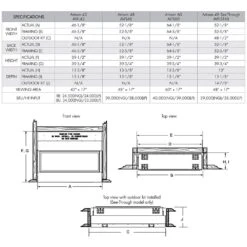 Monessen AVFL42-BU Artisan 42-Inch Vent-Free Gas Fireplace 7 Monessen AVFL42-BU Artisan 42-Inch Vent-Free Gas Fireplace -Natural Gas Fire Place Store avfl42 bu config specs a 03 22 2