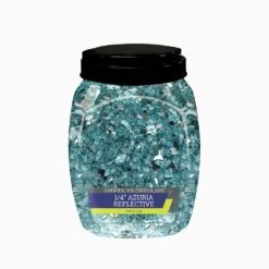 American Fire Glass 1/4-Inch Premium Fire Glass, 10-Pounds, Azuria Reflective -Natural Gas Fire Place Store azuria 5 1 2 1