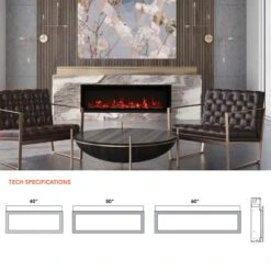 Amantii Panorama Extra Slim Built-In Smart Electric Fireplace -Natural Gas Fire Place Store bi xtraslim config feat b 07 22