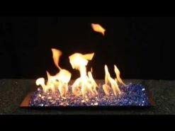 Hargrove 30-Inch Full Pan Vented Gas Fire Glass Set With Burner Kit (HGFG30-FPB) -Natural Gas Fire Place Store buNki3fPVSo 413