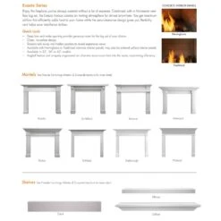 Monessen BUF36A Exacta 36-Inch Vent-Free Firebox With Gas Log Set -Natural Gas Fire Place Store buf32a feat a 03 22