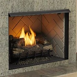 Monessen BUF42A Exacta 42-Inch Vent-Free Firebox With Gas Log Set